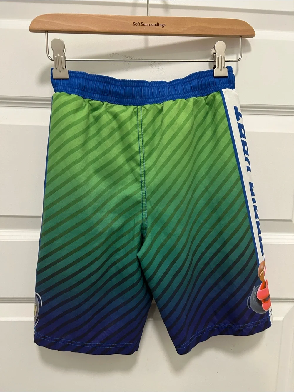 Nintendo Mario Kart Green Boys' Swim Shorts